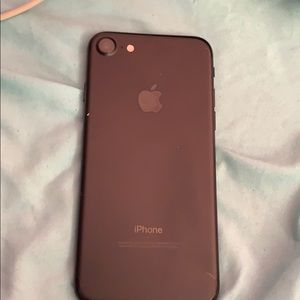 iPhone 7 Mat black no cracks screen popped out